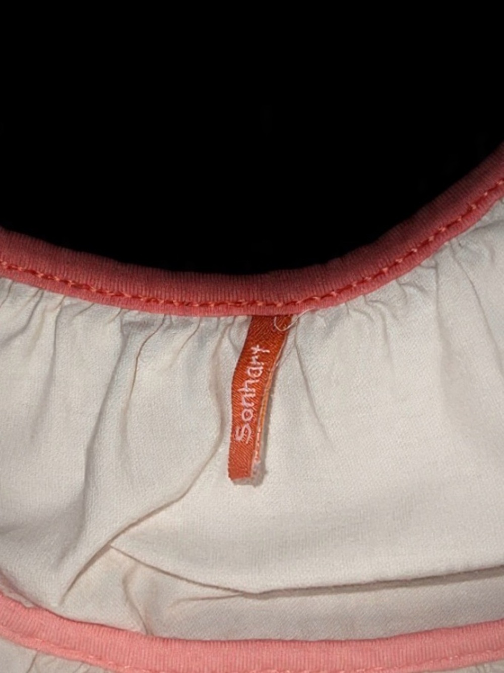 Rare Find! VINTAGE Cream Cami Tank & Printed Shorts, Pajama, Loungewear Set (M) - Picture 4 of 8
